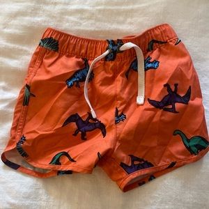 Hanna Andersson Swim Trunks Dinosaur 18-24